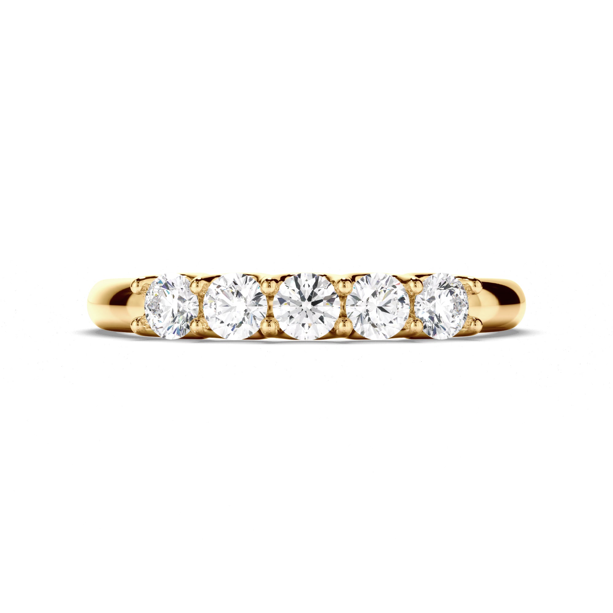 Marigold - Round Brilliant Cut Diamond Anniversary Ring