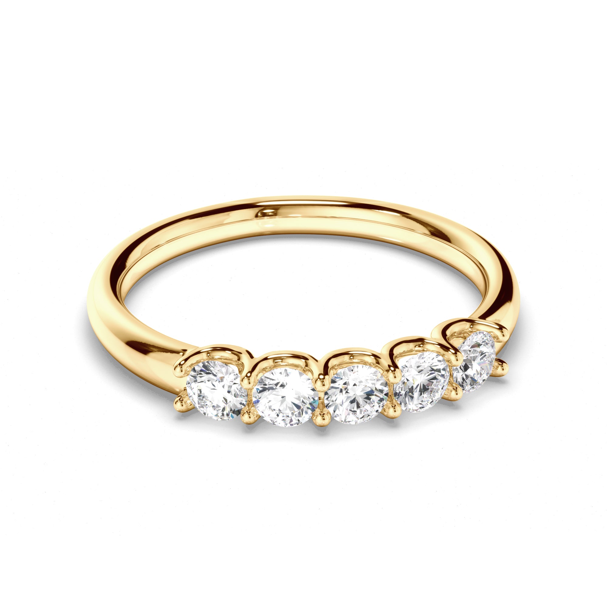 Marigold - Round Brilliant Cut Diamond Anniversary Ring
