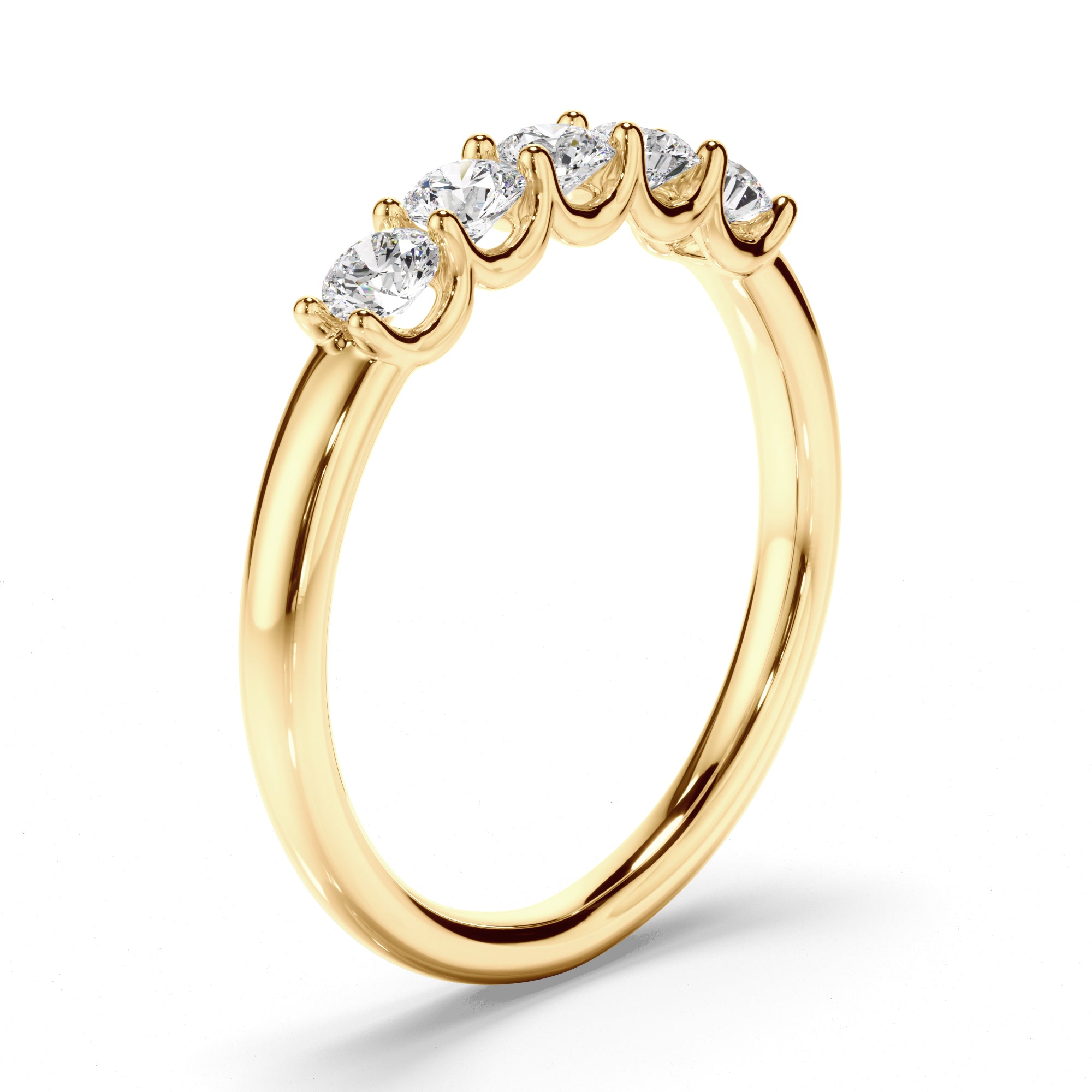 Marigold - Round Brilliant Cut Diamond Anniversary Ring