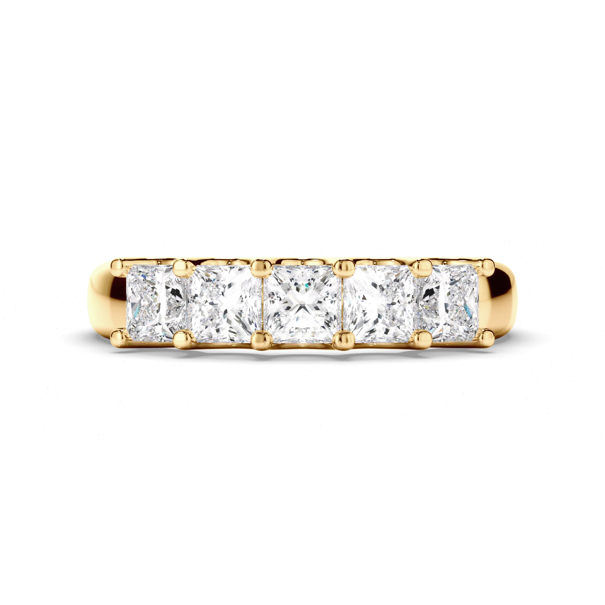 Isis - Princess Cut Diamond Anniversary Ring