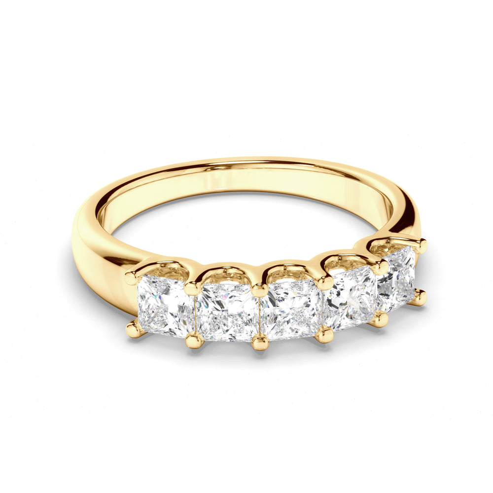 Isis - Princess Cut Diamond Anniversary Ring