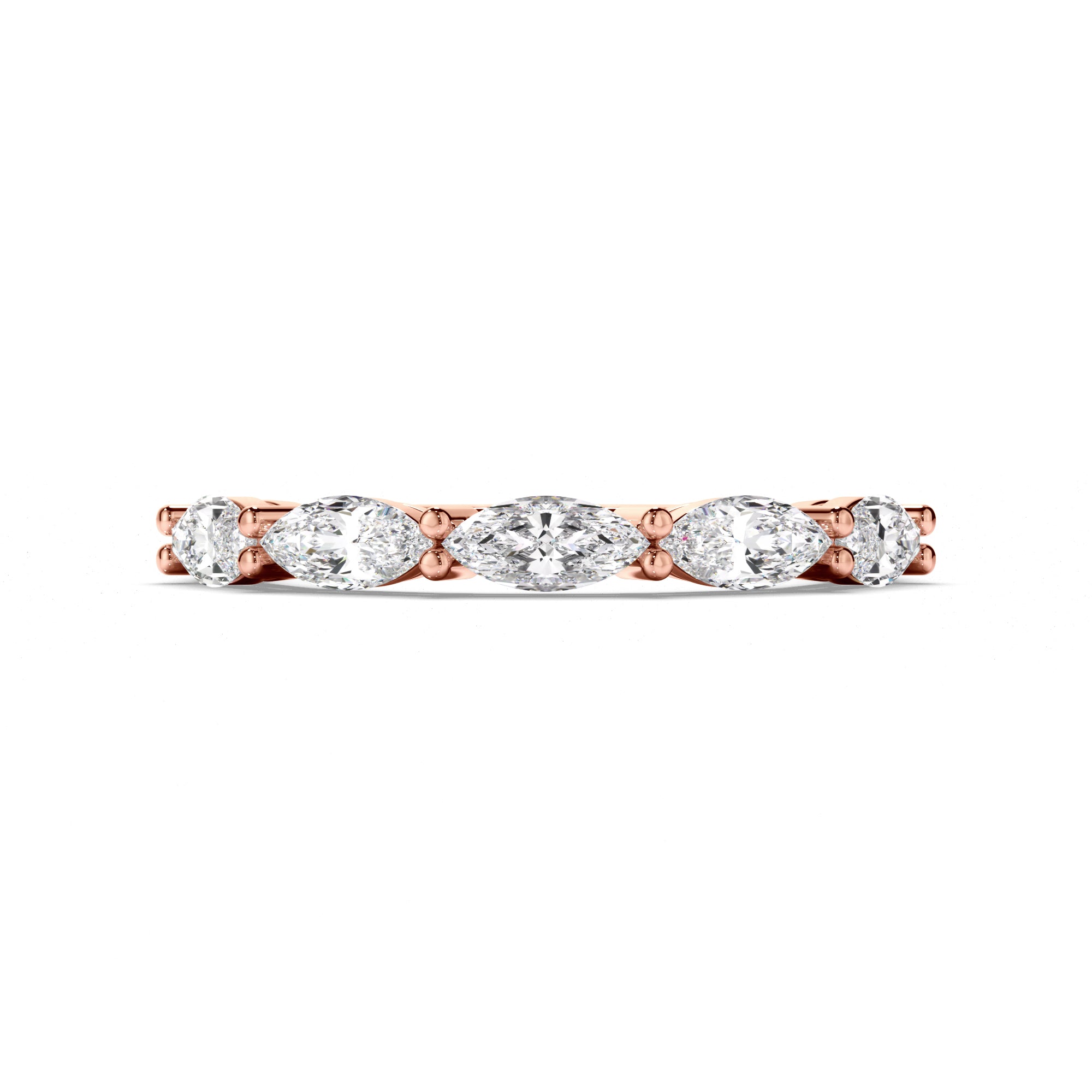 Henrietta - Marquise Cut Diamond Anniversary Ring