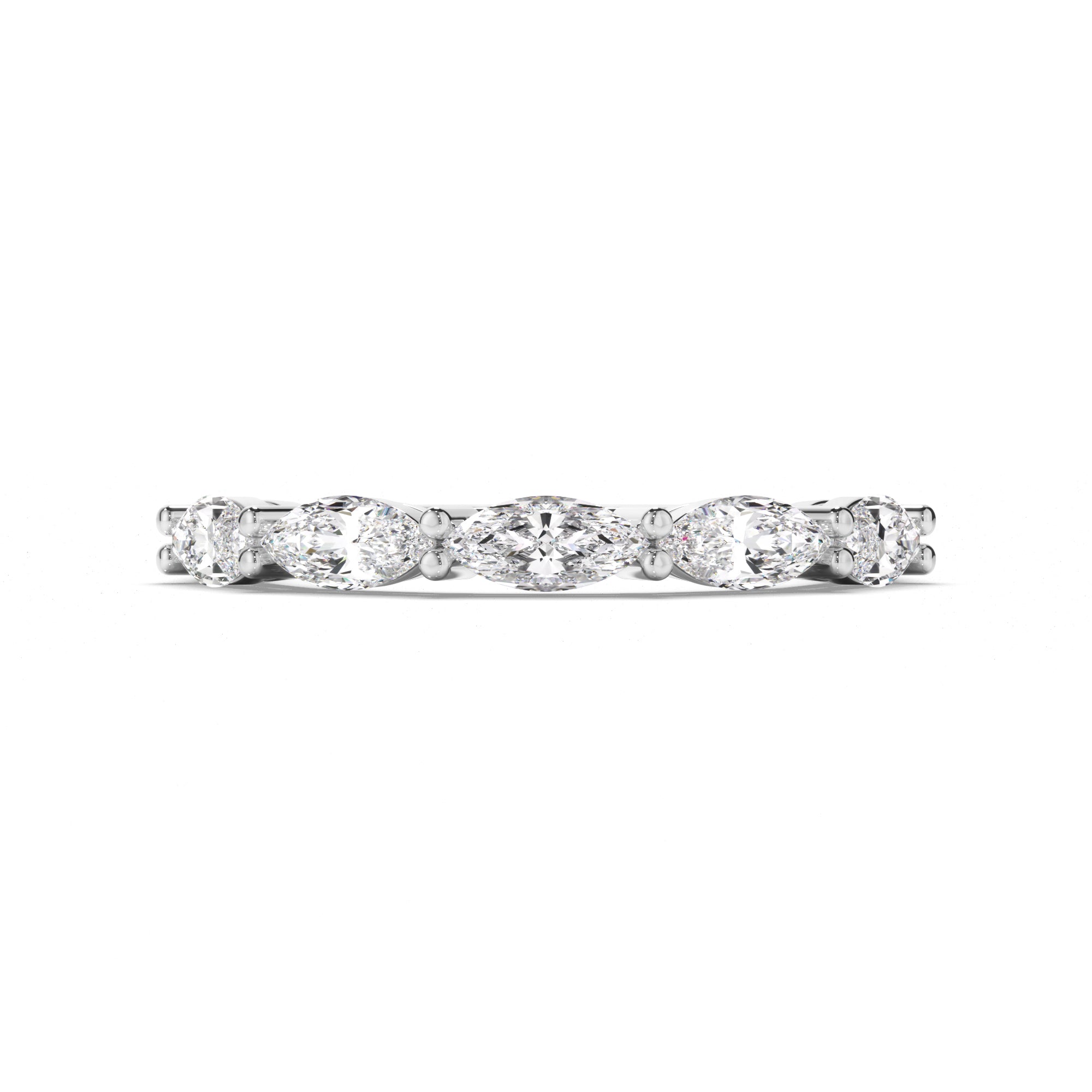 Henrietta - Marquise Cut Diamond Anniversary Ring