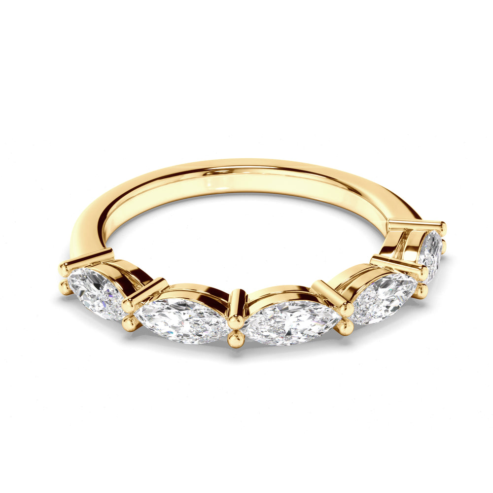 Henrietta - Marquise Cut Diamond Anniversary Ring