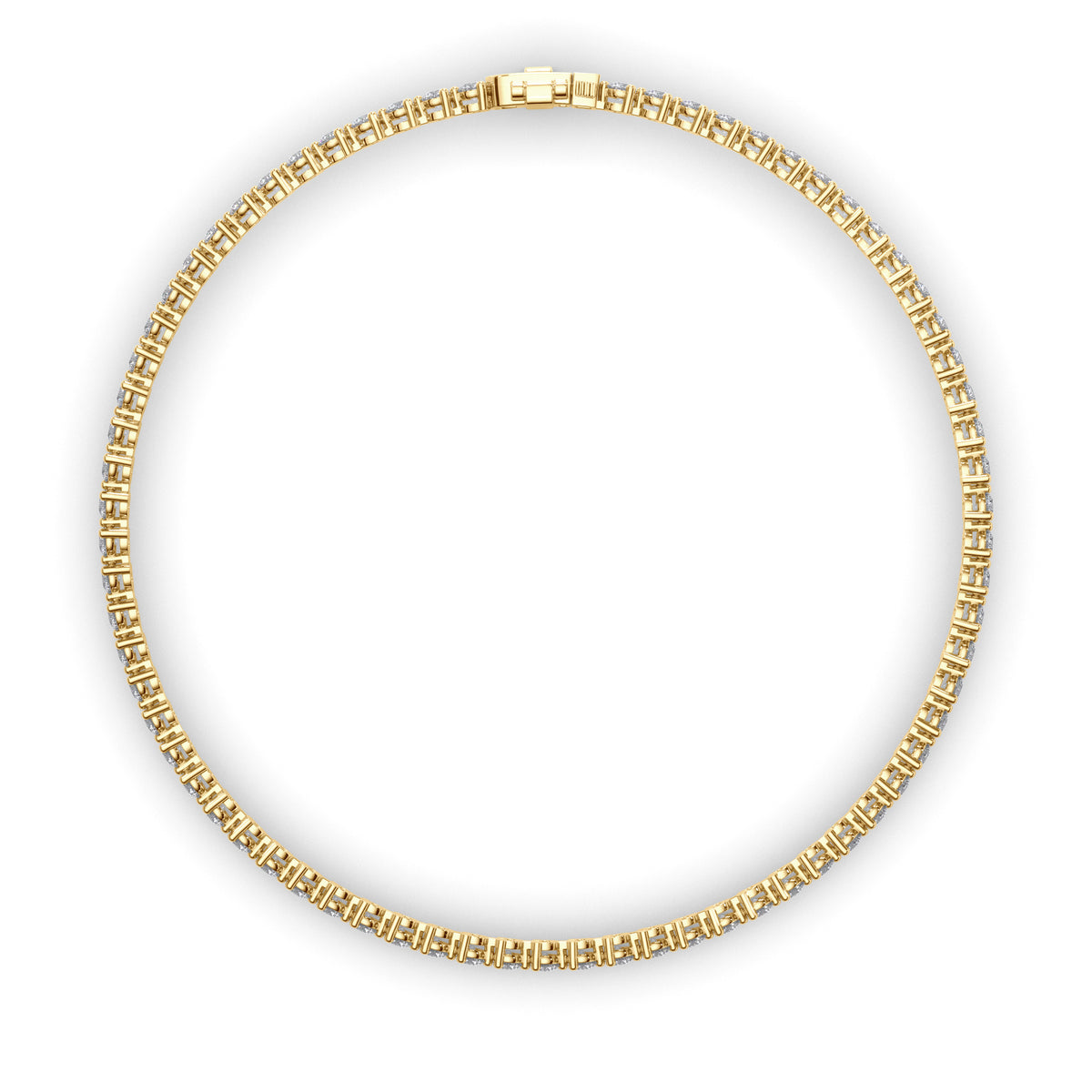 Amelia - Round Brilliant Diamond Tennis Bracelet