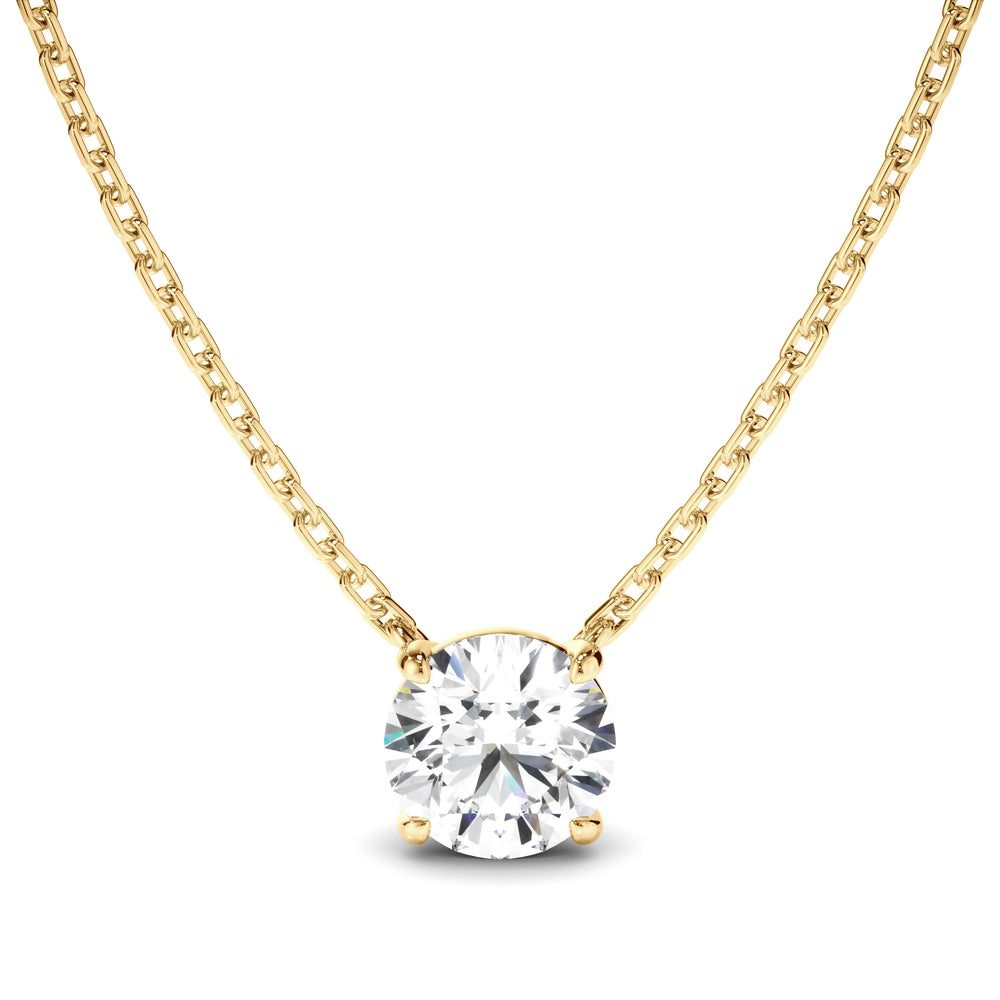 Lune - Round Brilliant Cut Diamond Necklet