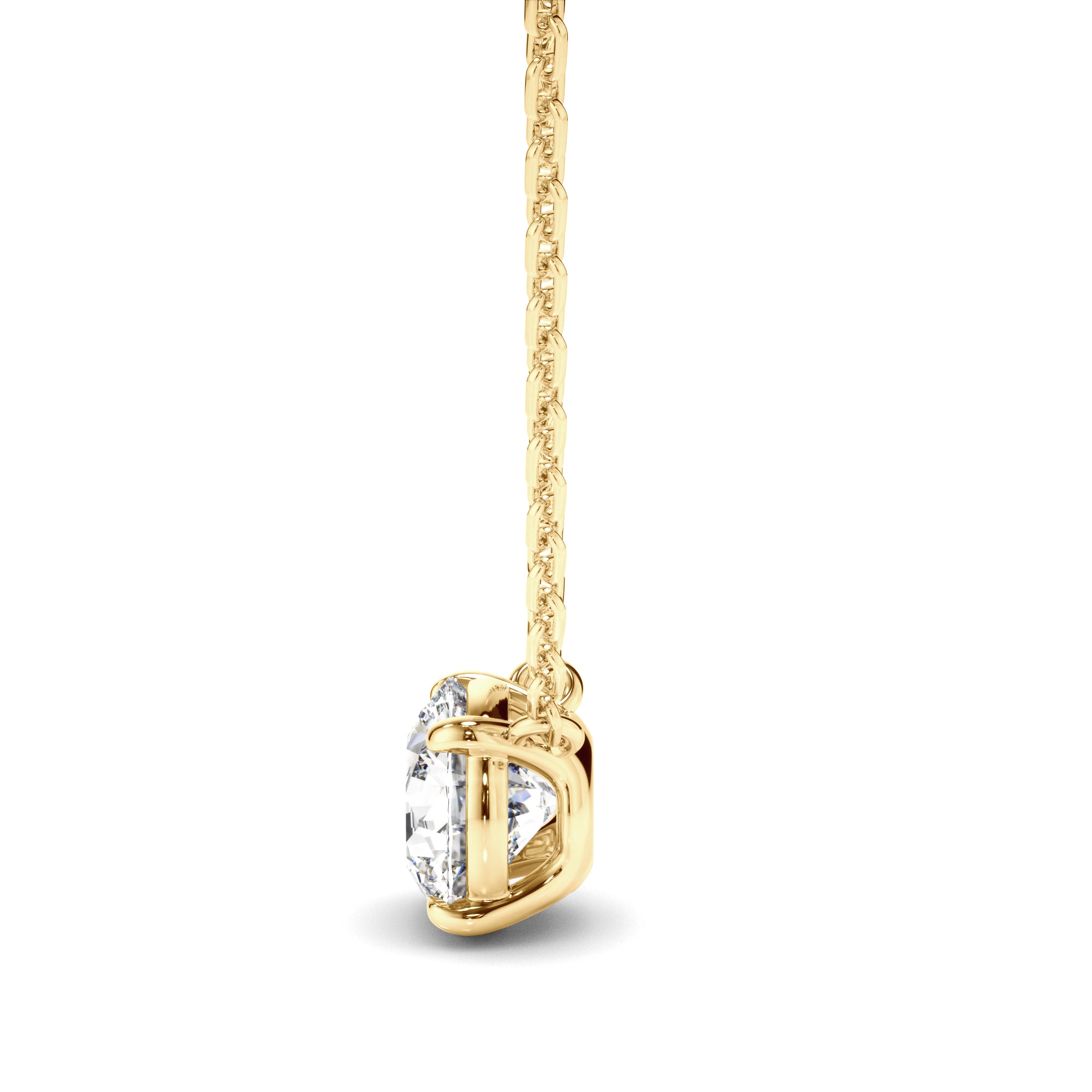 Lune - Round Brilliant Cut Diamond Necklet