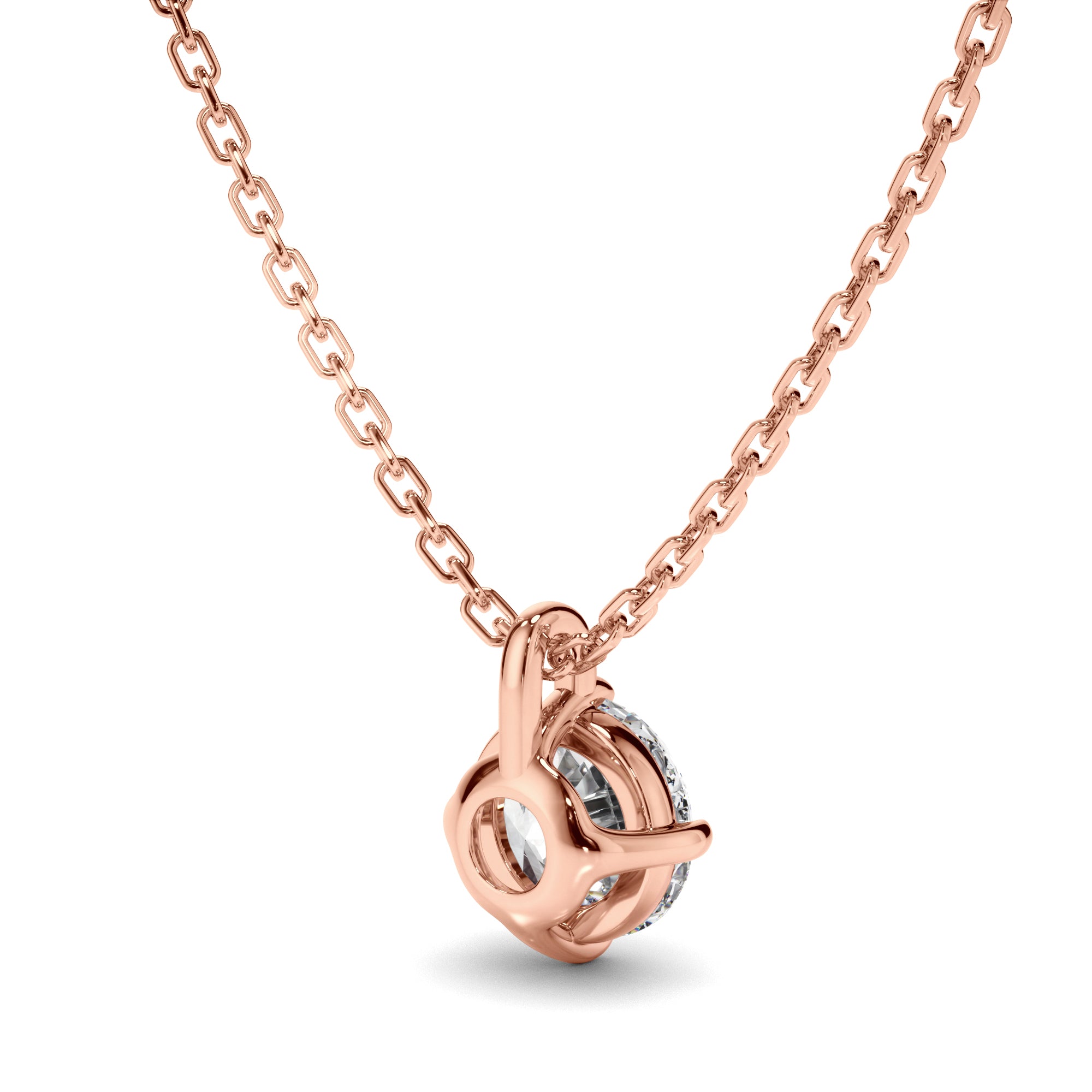 Noémie - Round Brilliant Cut Diamond Pendant