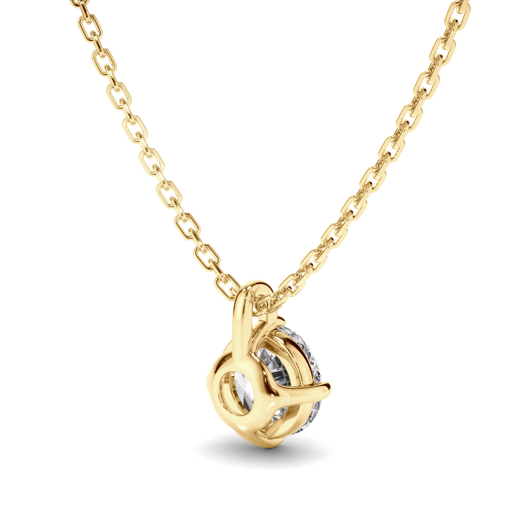 Noémie - Round Brilliant Cut Diamond Pendant