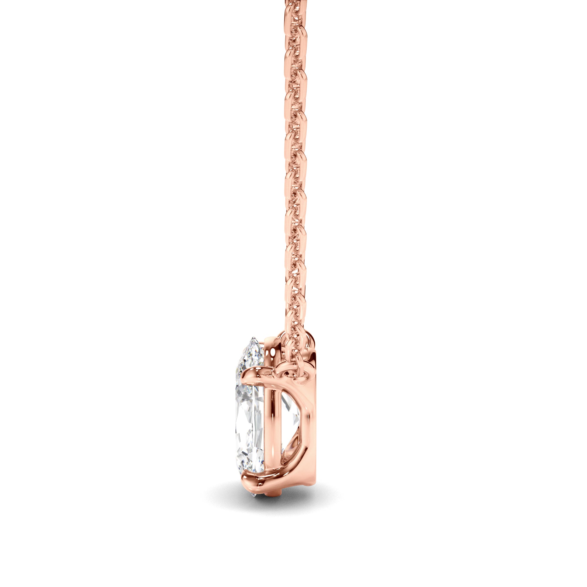 Eden - Oval Cut Diamond Necklet