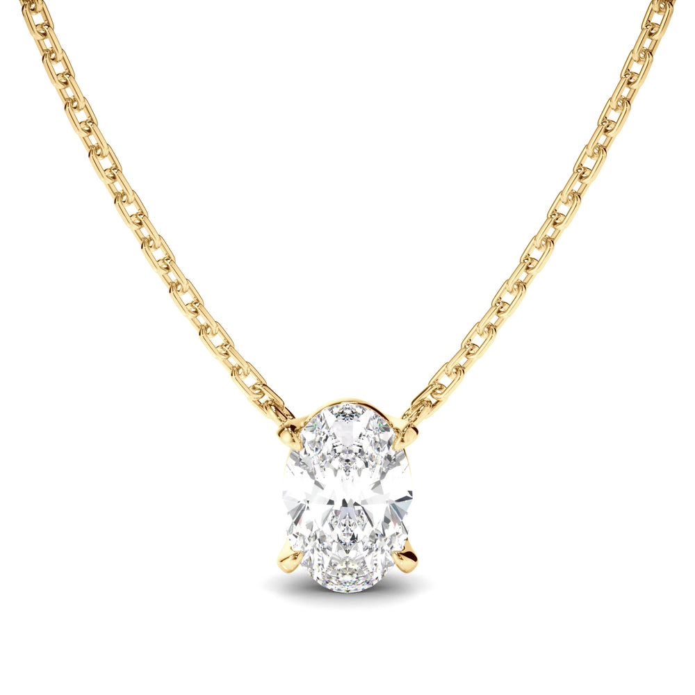 Eden - Oval Cut Diamond Necklet