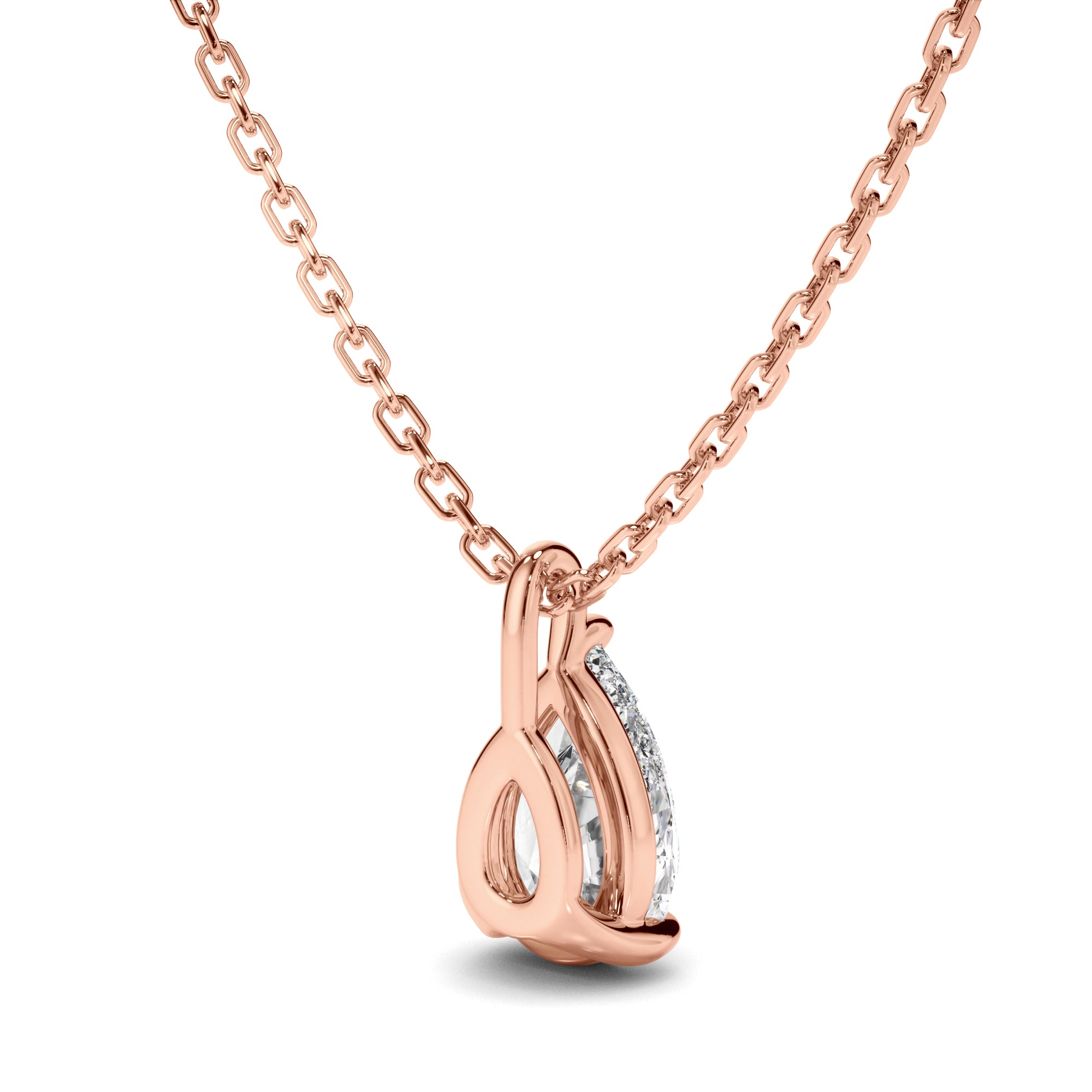Brielle - Pear Cut Diamond Pendant