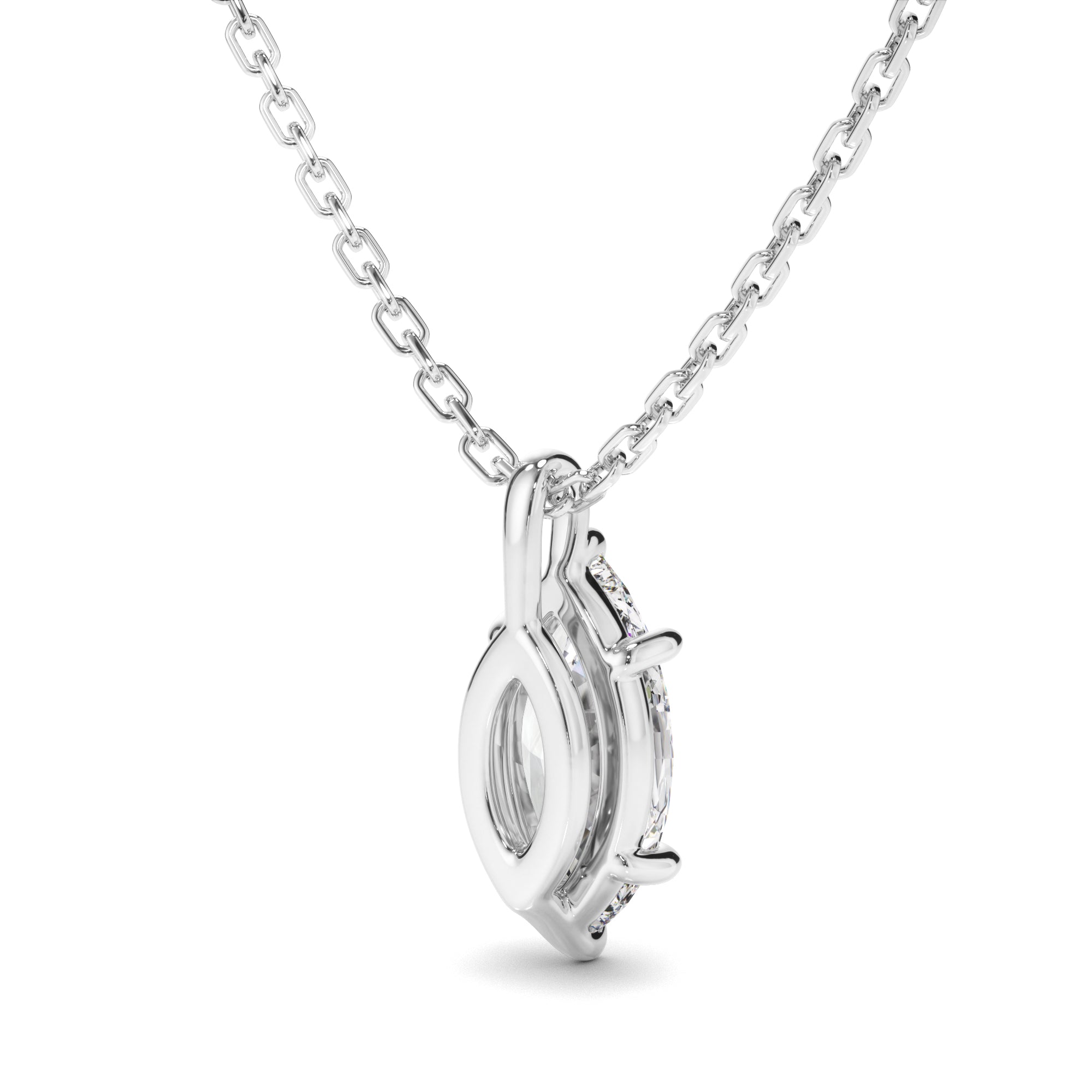 Valentina - Marquise Cut Diamond Pendant