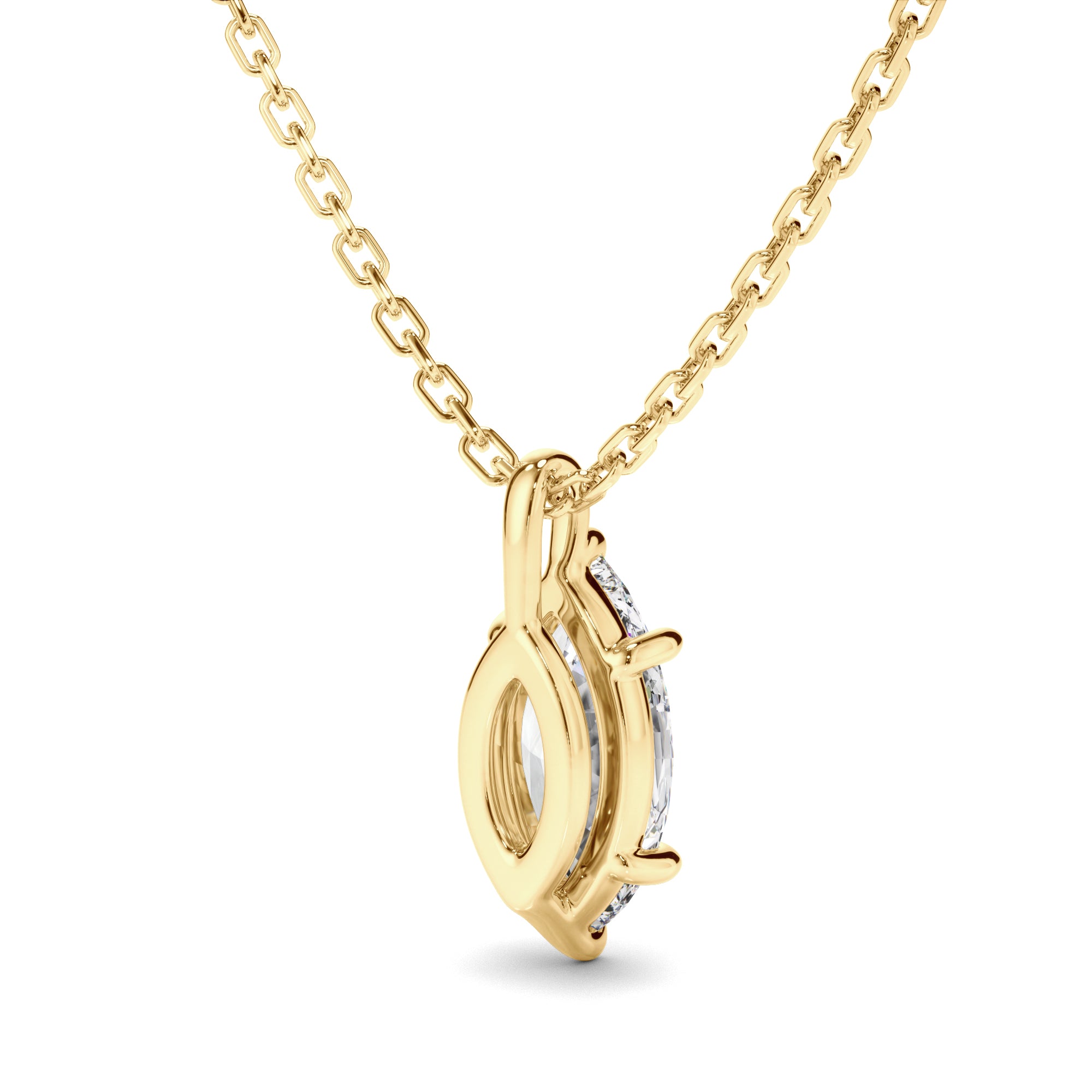Valentina - Marquise Cut Diamond Pendant
