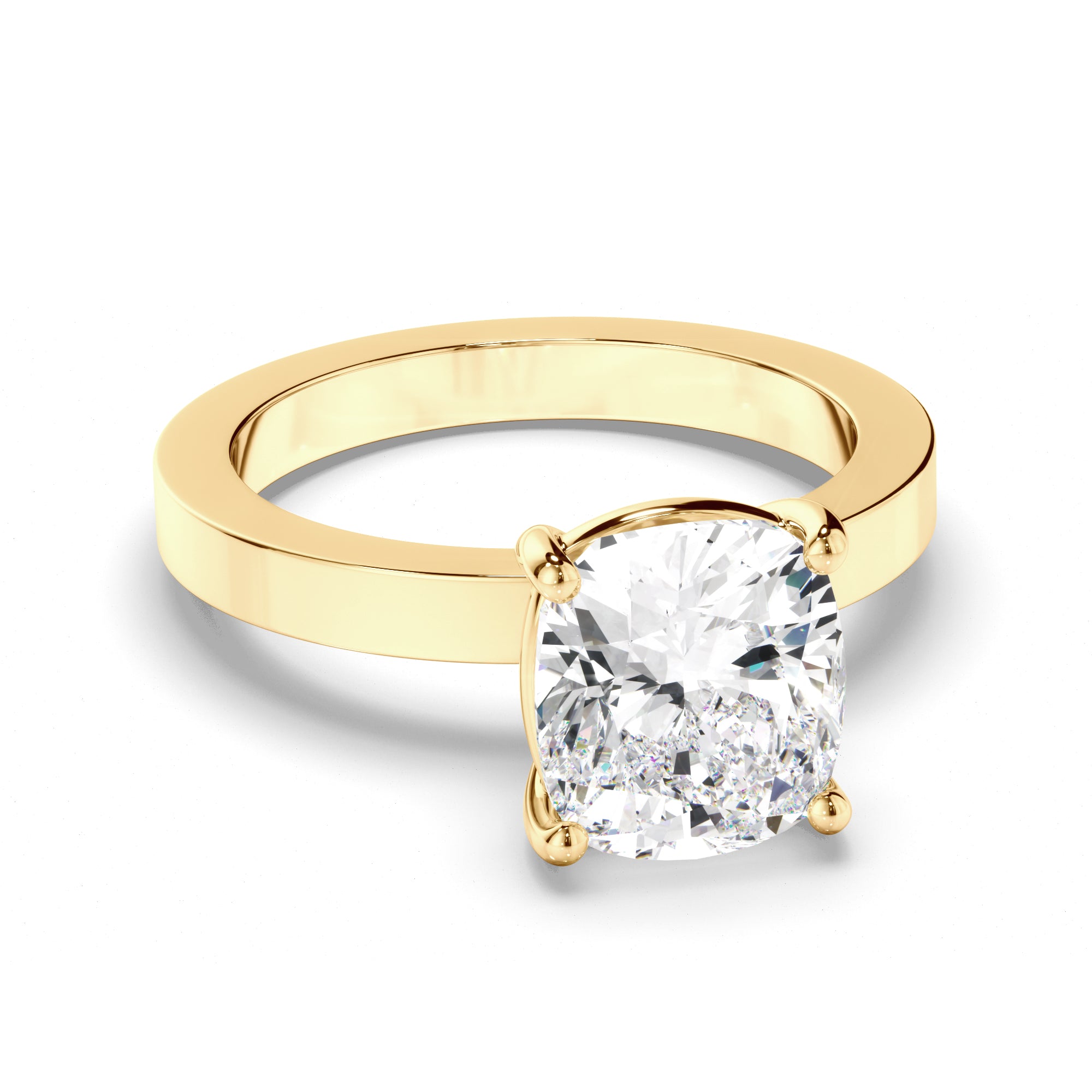 Liora  - Cushion Cut Diamond Solitaire Engagement Ring