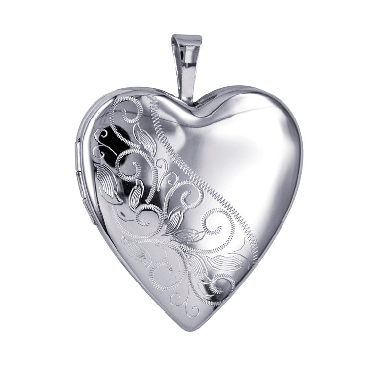 Floral Heart Locket