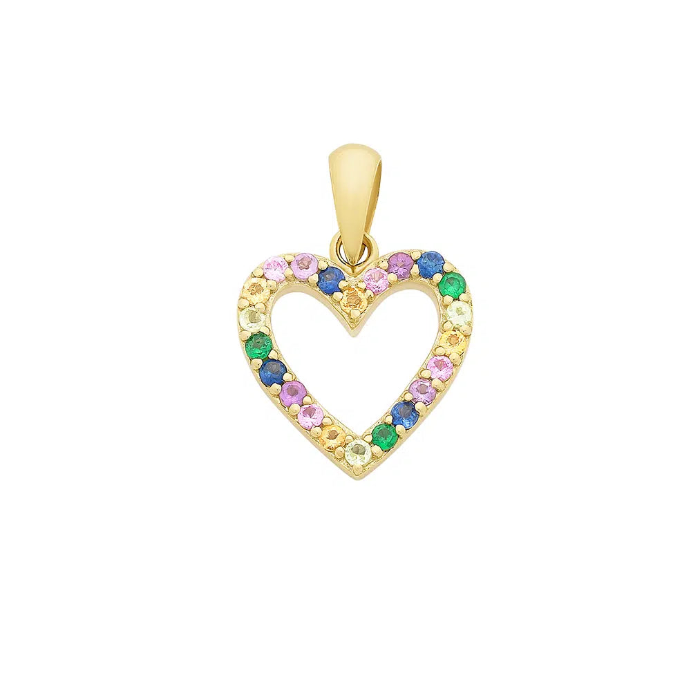 Rainbow Love Pendant