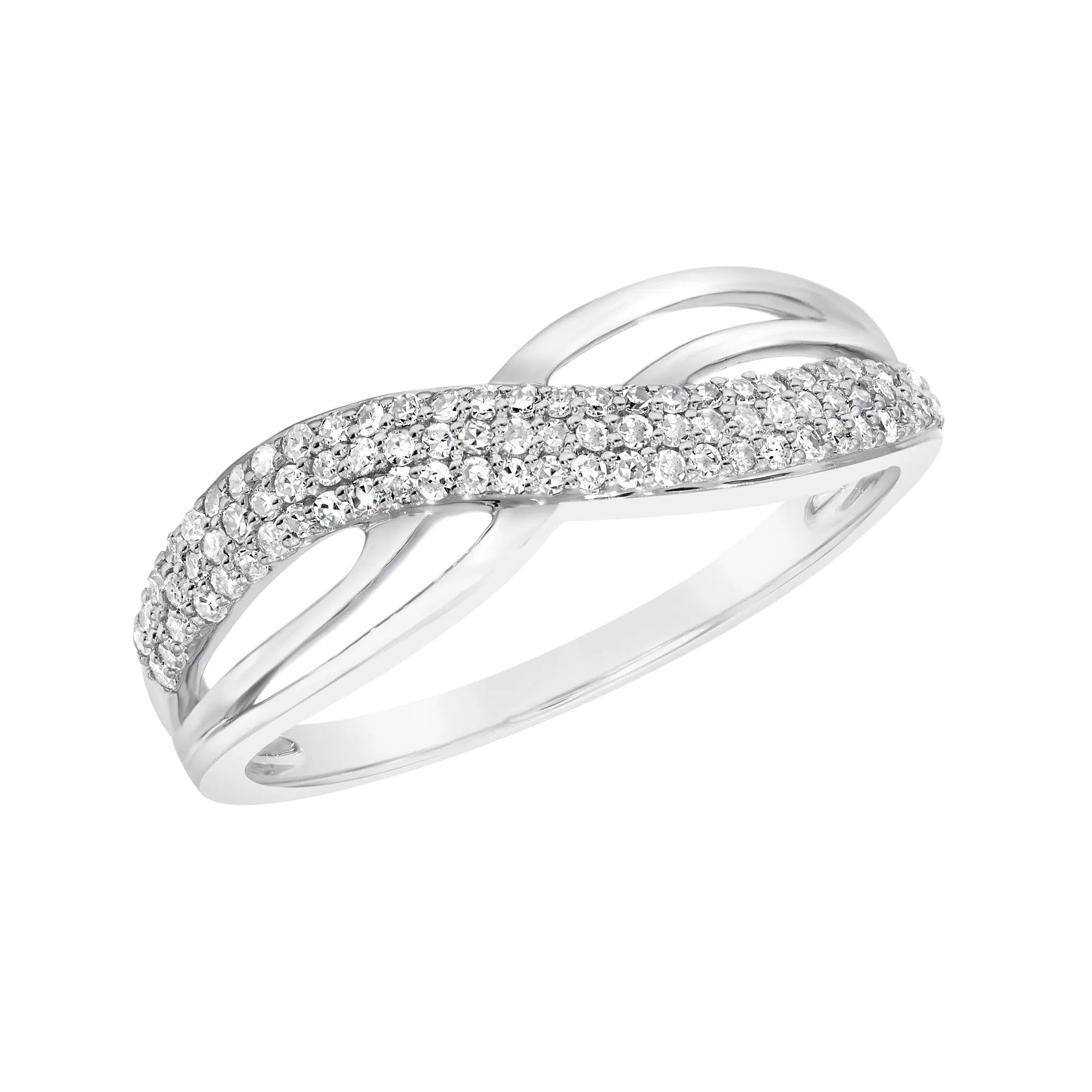 Ribbon White Gold Ring