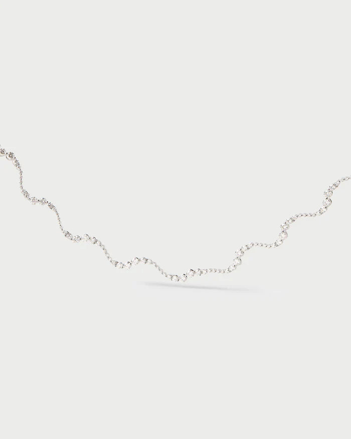 Matilda 18ct White Gold Lab Diamond Choker Necklace