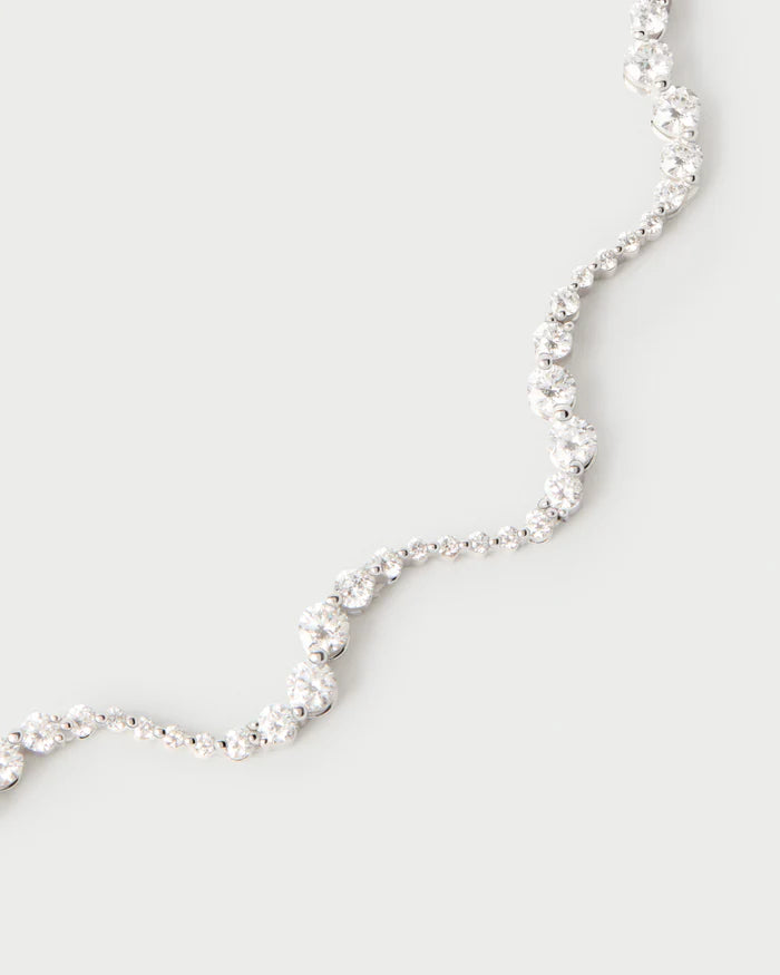 Matilda 18ct White Gold Lab Diamond Bracelet