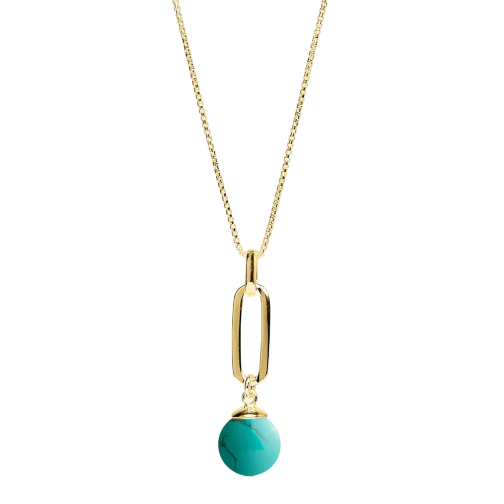 The Enchantress Turquoise Pendant Necklace