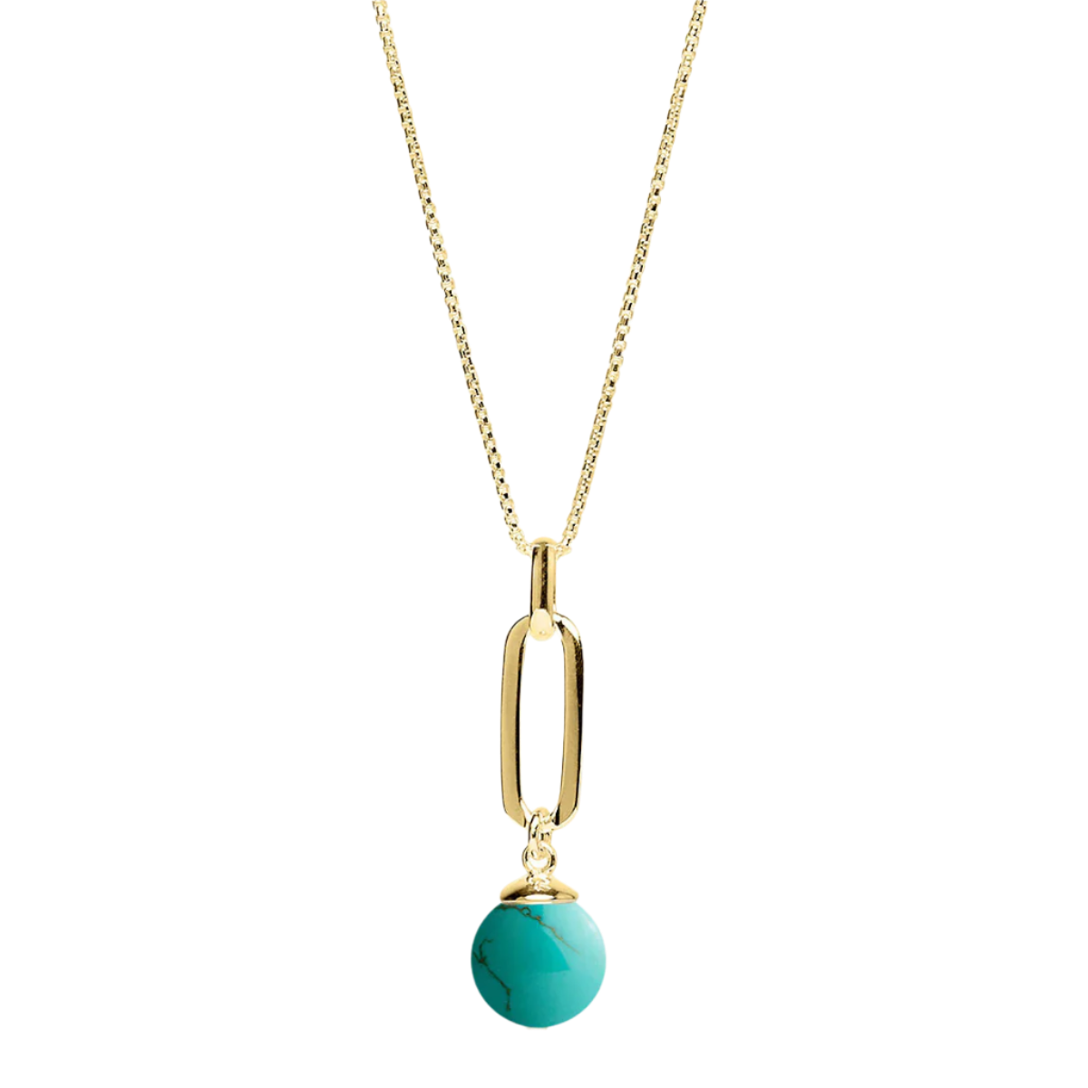 The Enchantress Turquoise Pendant Necklace