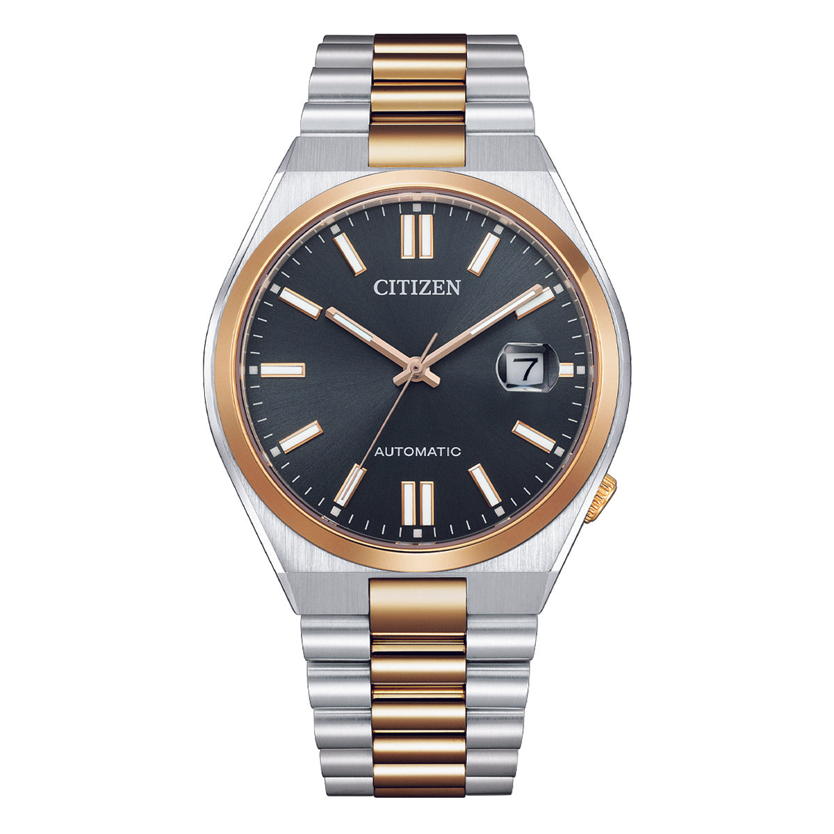 Citizen Men's Automatic Watch (Rose & Silver)