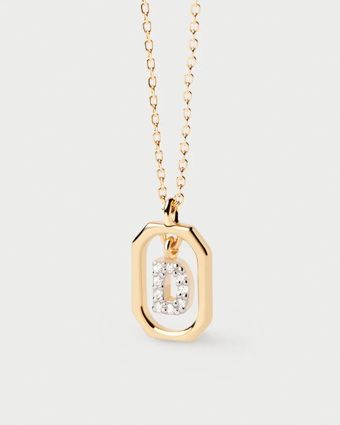 Petite Letter Pendant Necklace