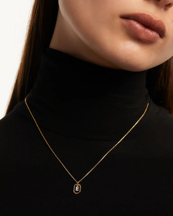 Petite Letter Pendant Necklace