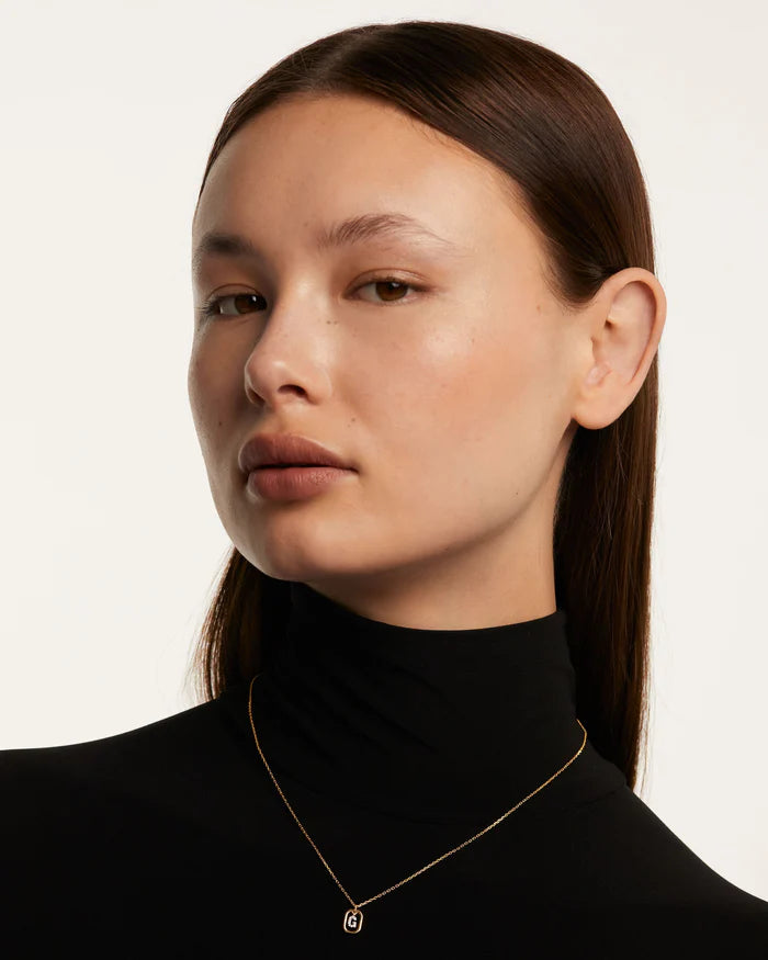 Petite Letter Pendant Necklace