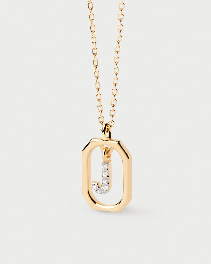 Petite Letter Pendant Necklace