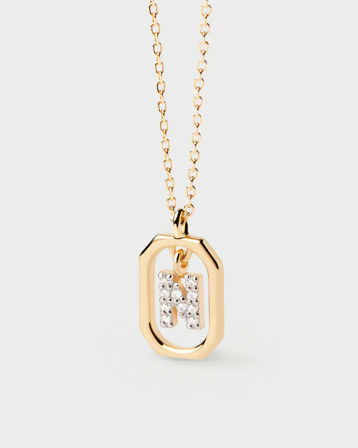 Petite Letter Pendant Necklace