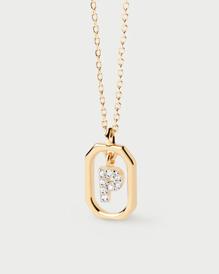 Petite Letter Pendant Necklace