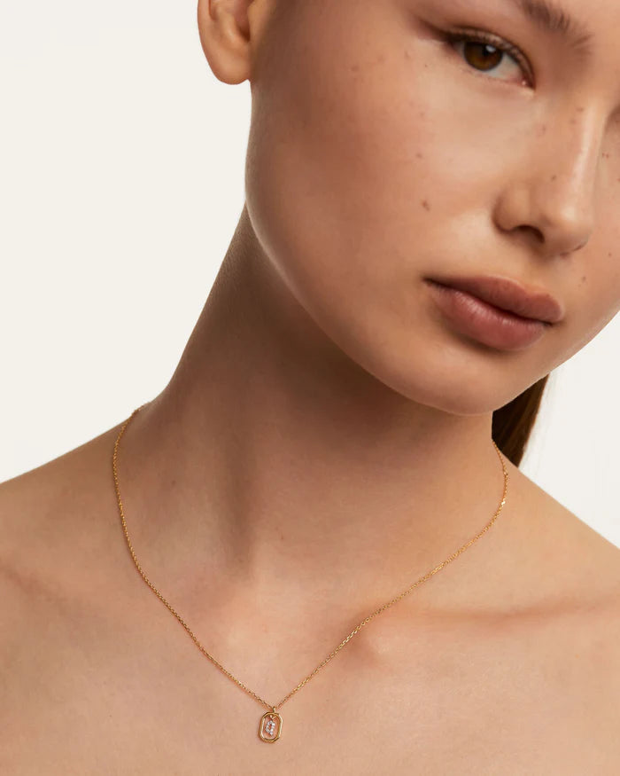 Petite Letter Pendant Necklace