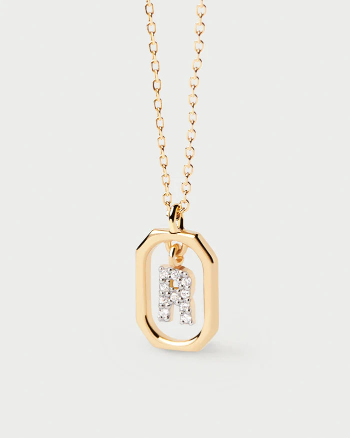 Petite Letter Pendant Necklace