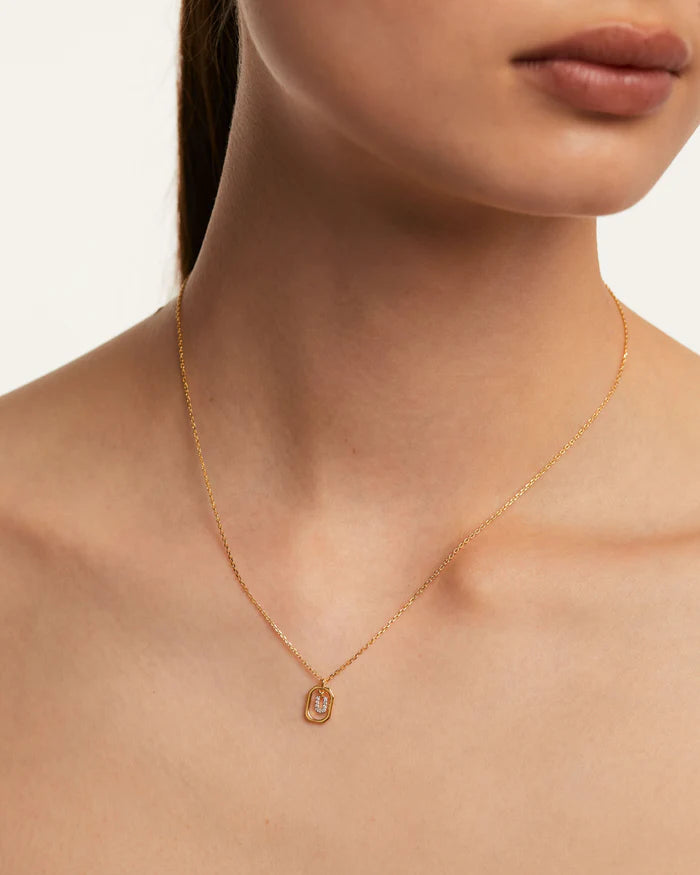 Petite Letter Pendant Necklace
