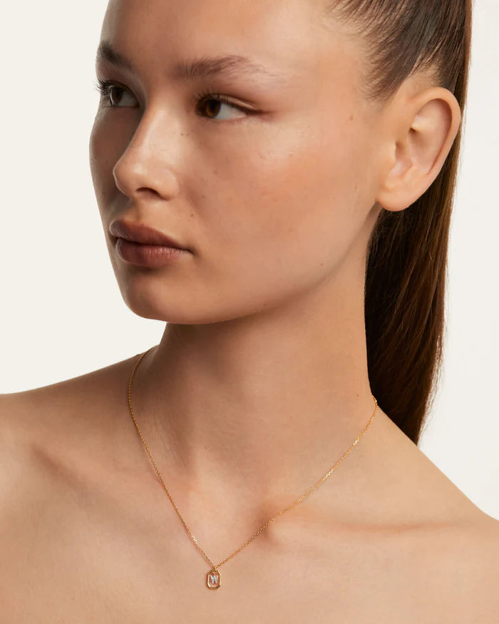 Petite Letter Pendant Necklace