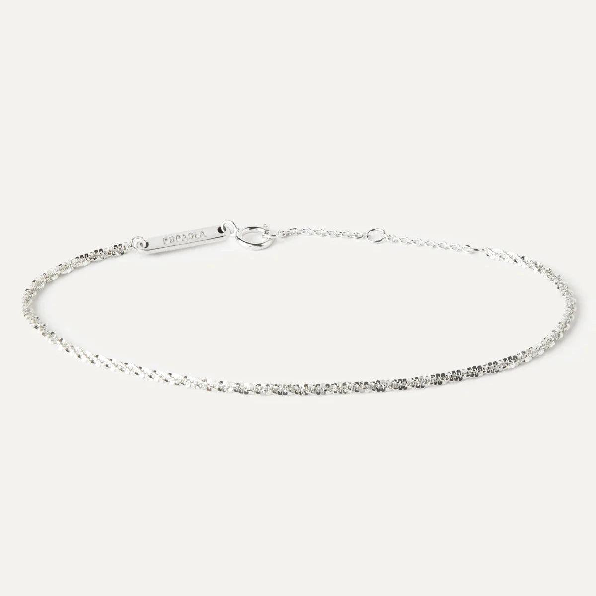 Sparkle Silver Chain Bracelet