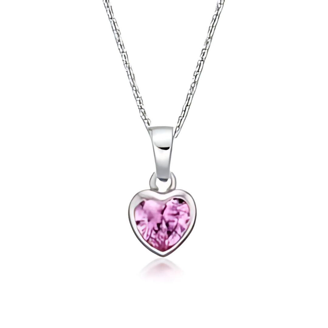 Pink Heart Necklace