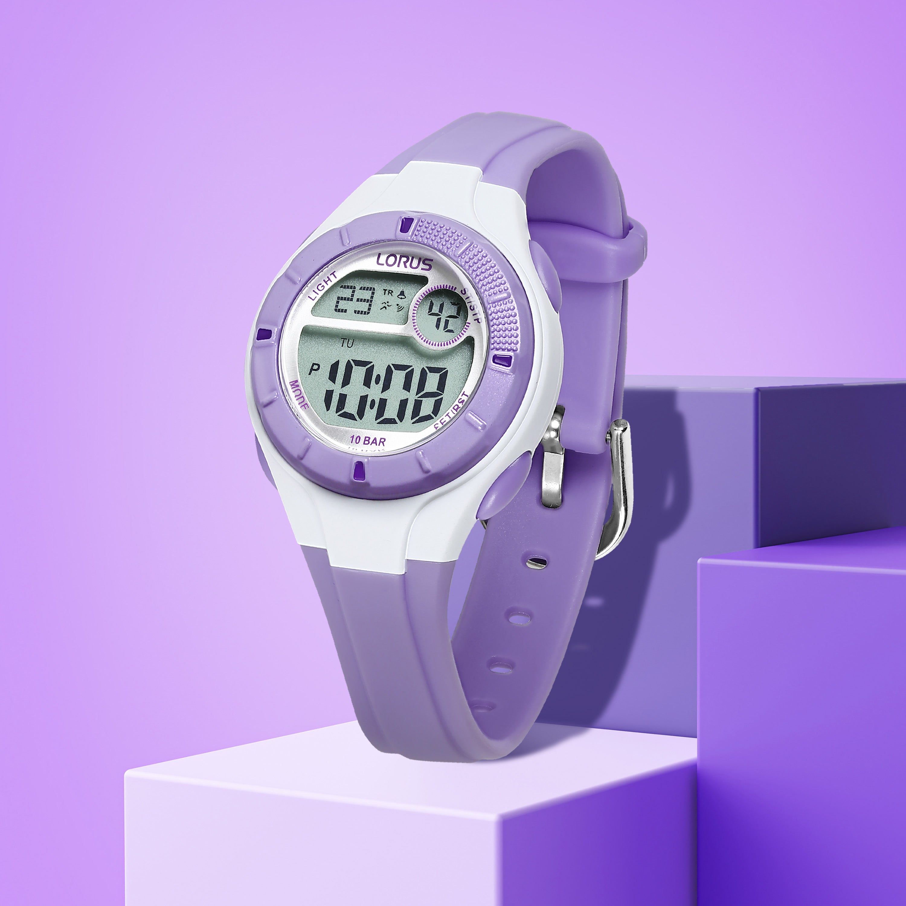 Lorus Purple Digital Youth Watch