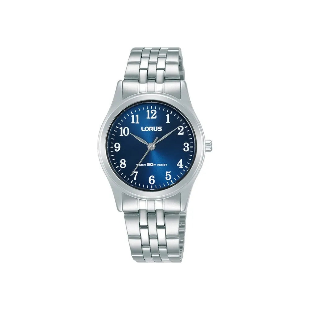 Lorus Ladies Silver Dress Watch Blue Dial