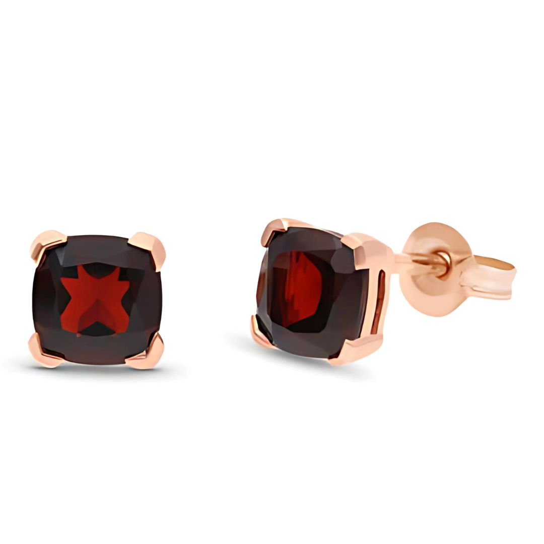 Garnet Studs