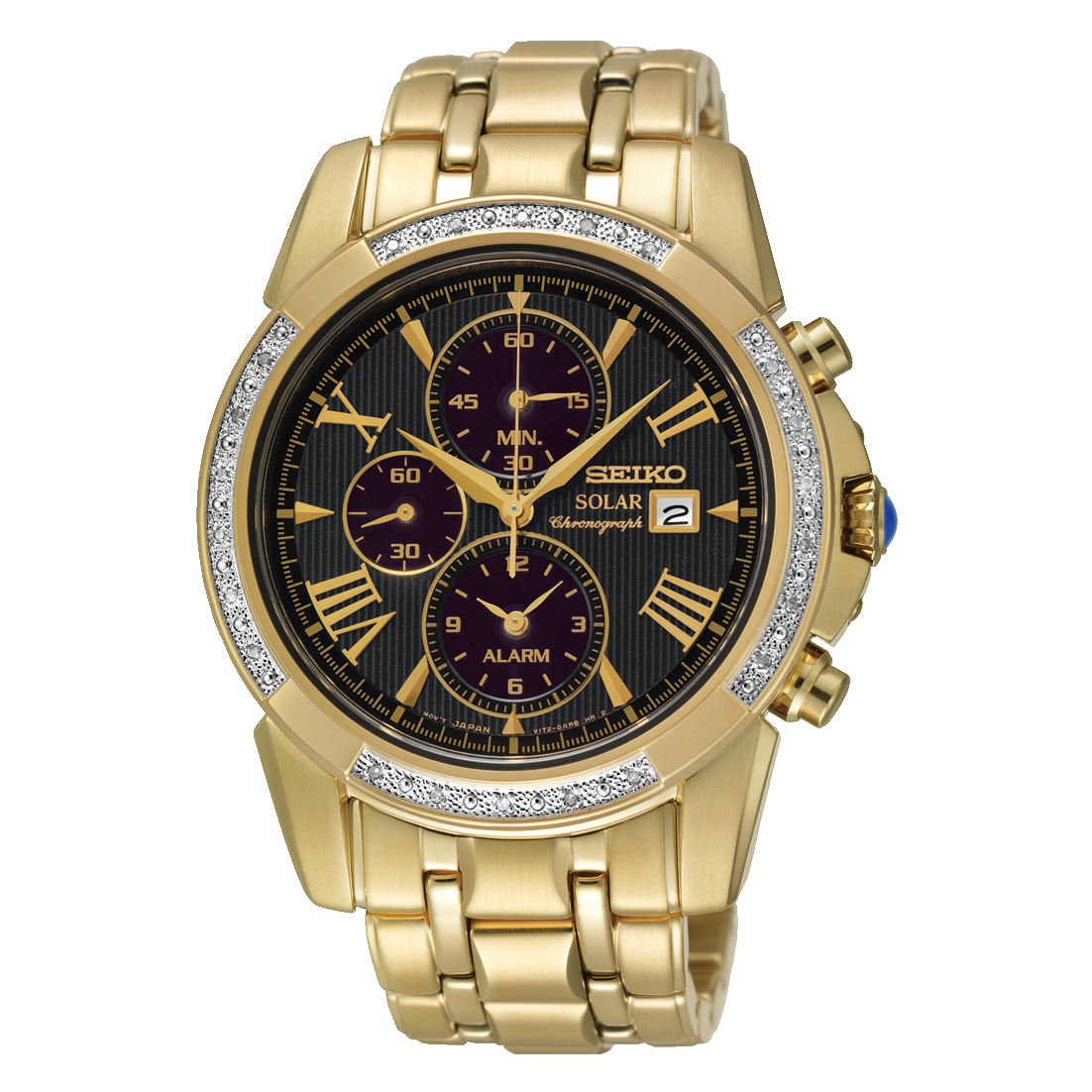 Seiko Watch Le Grand Sport Watch (Gold & Diamonds)