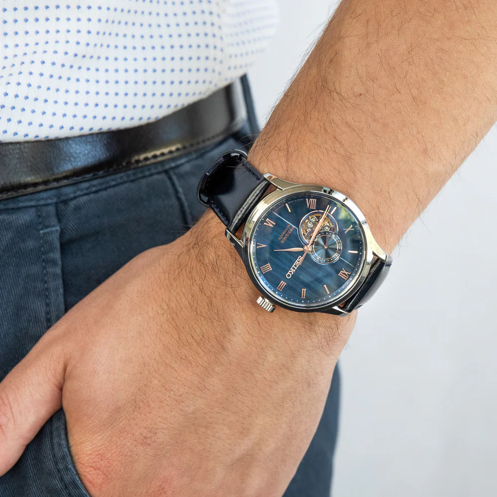 Seiko Presage 'Zen Garden' Open Heart Automatic Mens Watch