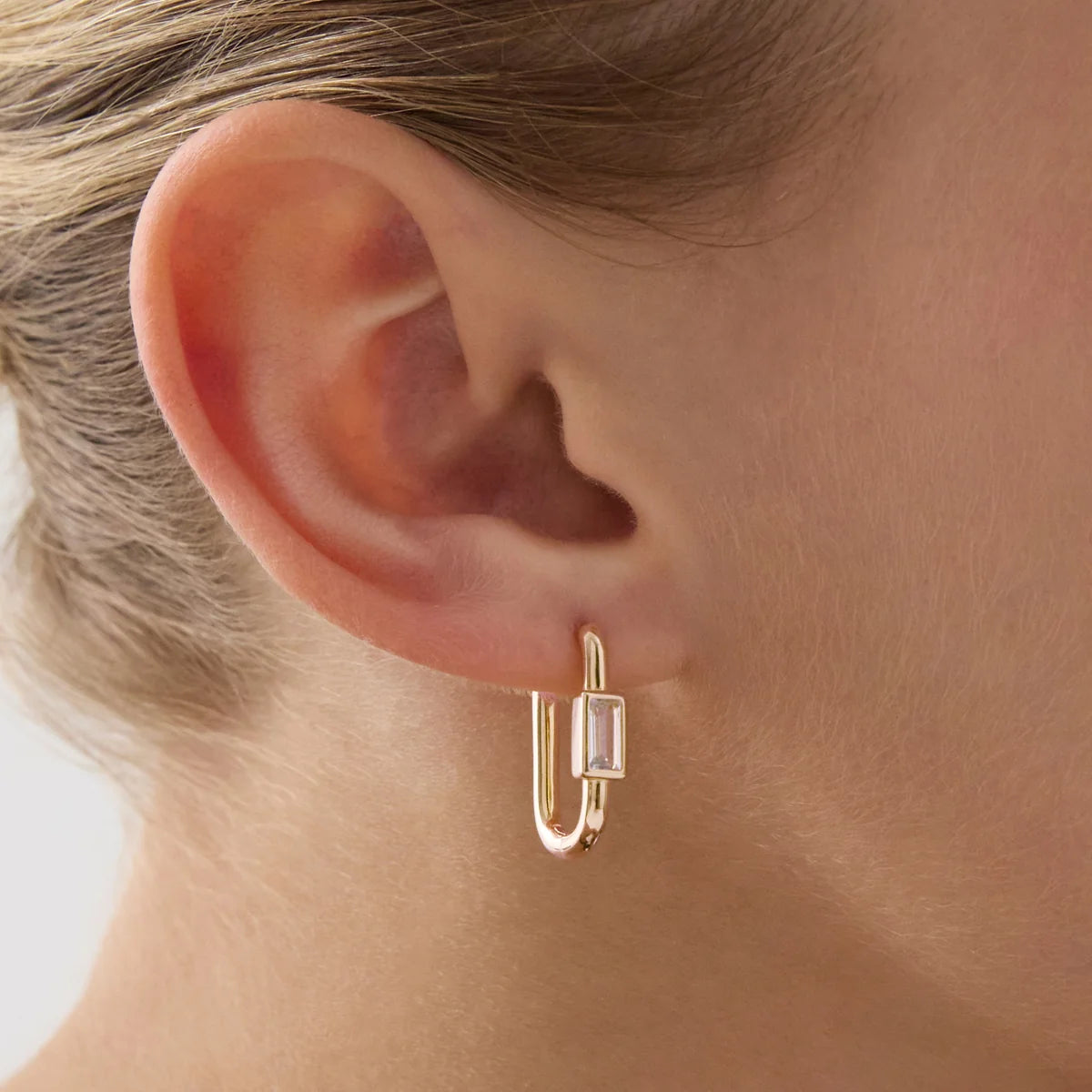 Skye Cubic Zirconia Huggie Earrings