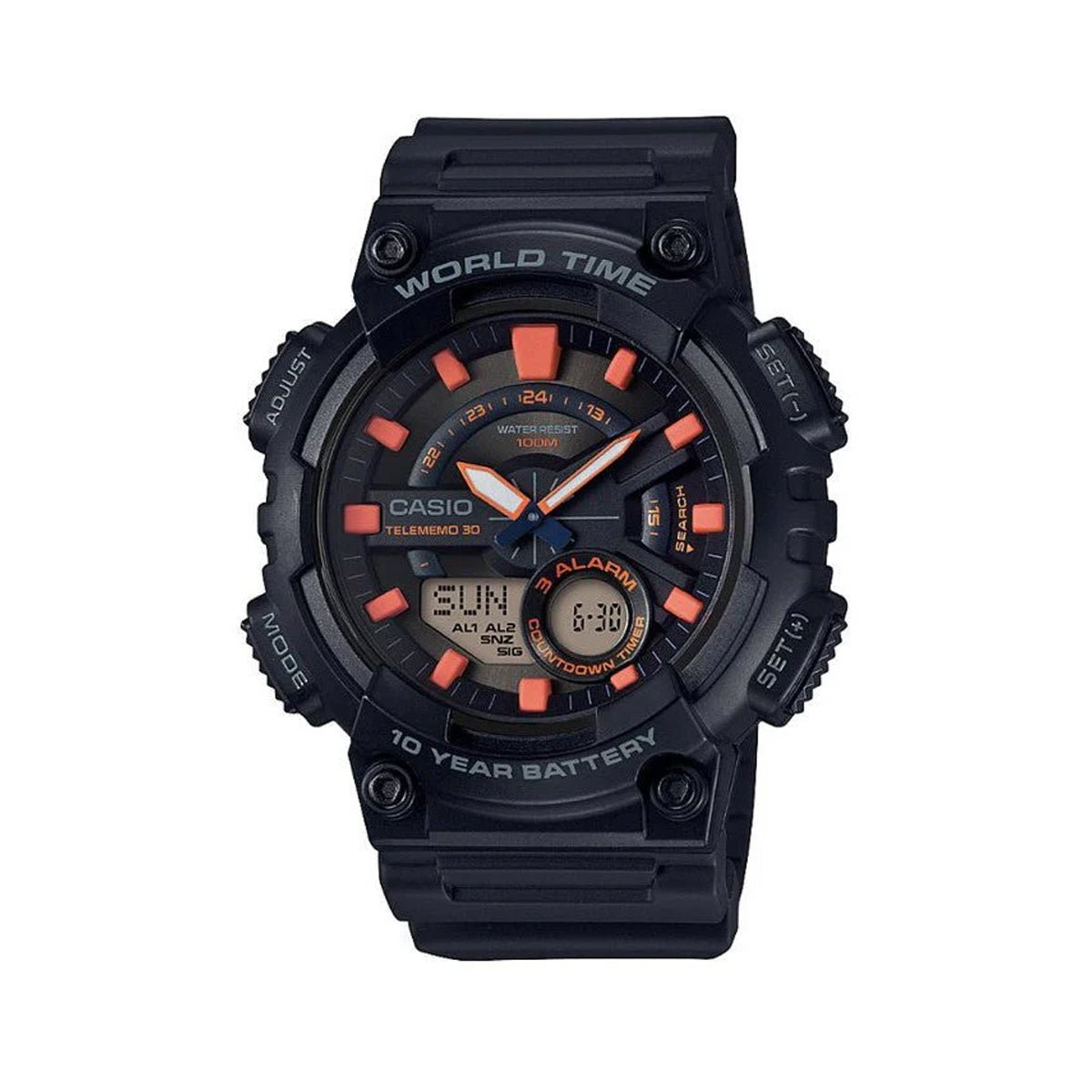 Casio Sports (Black & Orange)