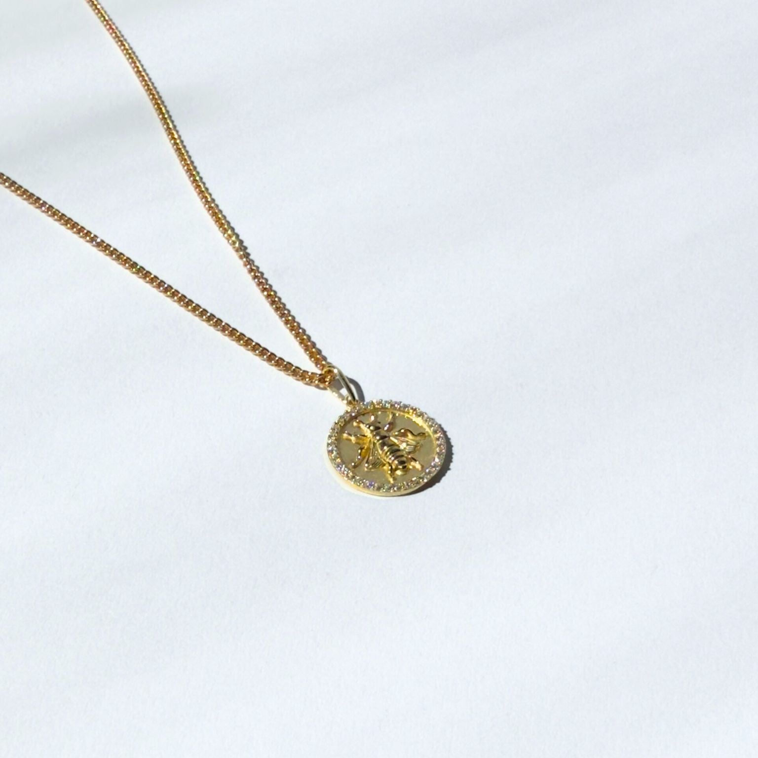 Bee Medallion Pendant