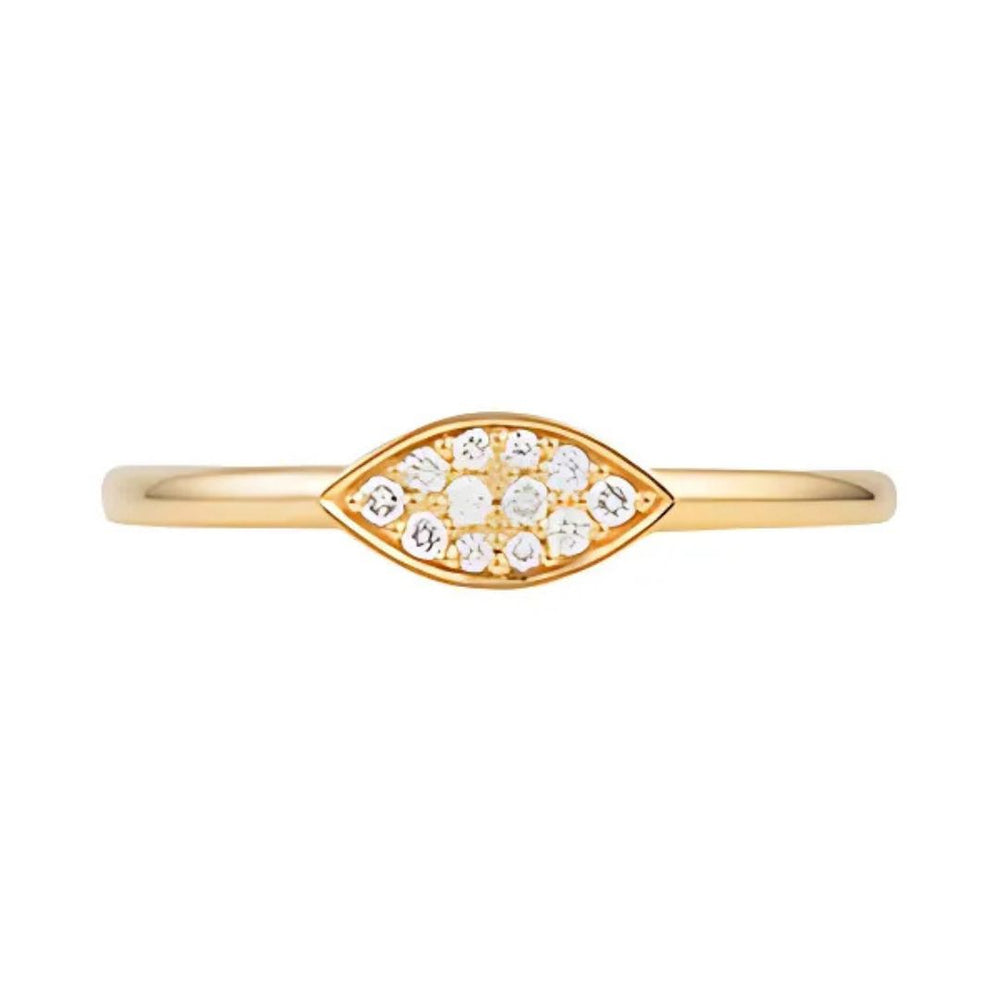 Shinae 9ct Gold Diamond Ring (Size O)