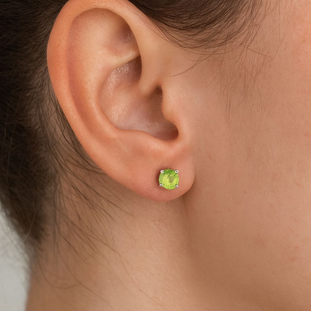 Stevie Stud Earring (Peridot)