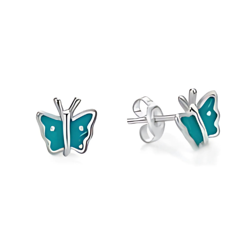 Butterfly Blue Studs